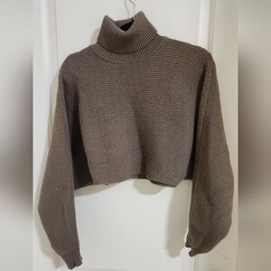 DAZY Turtleneck Batwing Sleeve Sweater,Long Sleeve Tops